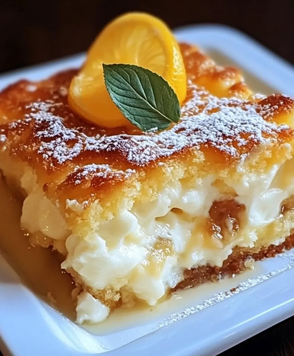 Lemon Cream Cheese Dump Cake