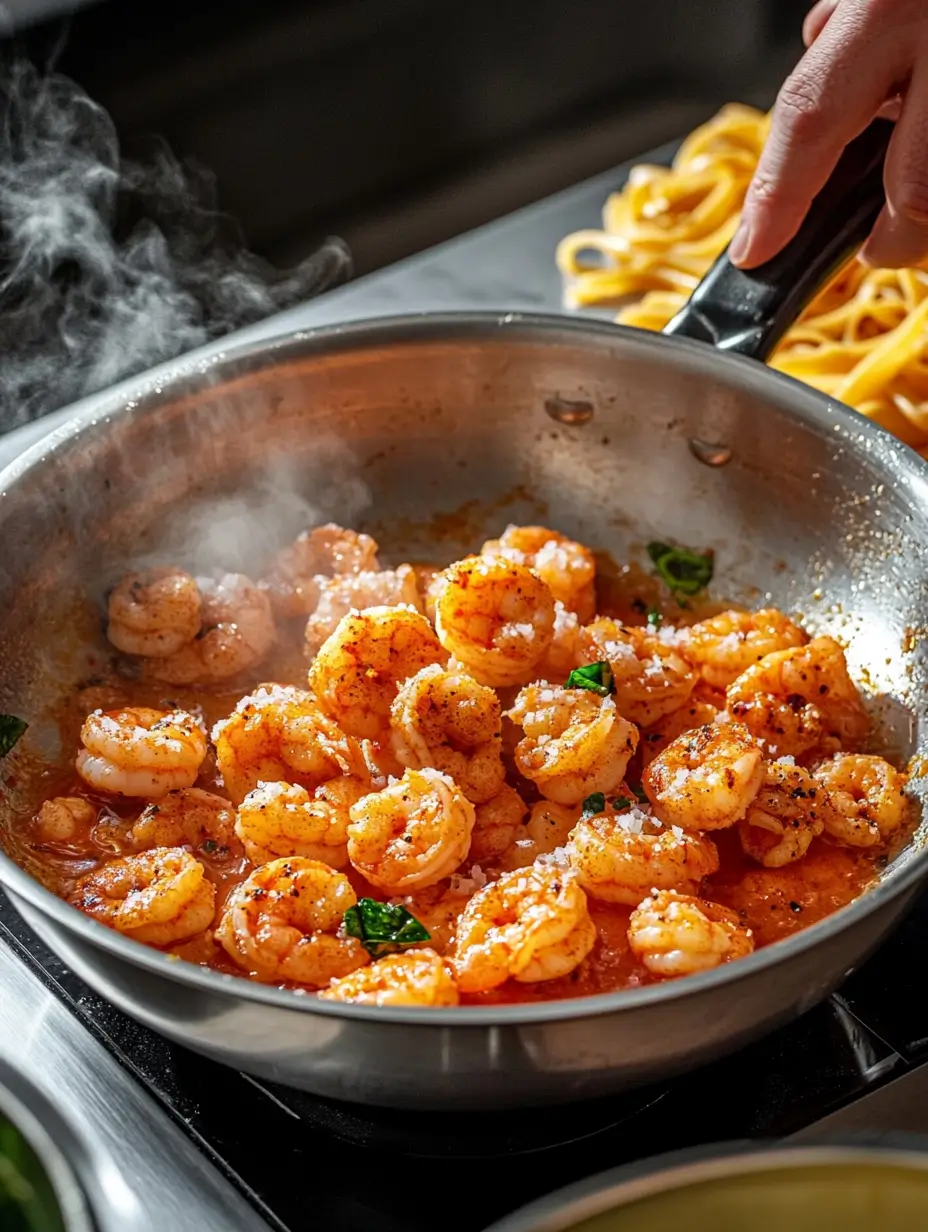 how to make Bang Bang Shrimp Pasta recipe