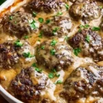 Amish Hamburger Steak Bake recipe