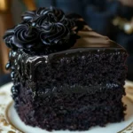 Black Velvet Cake with Red Icing recipe