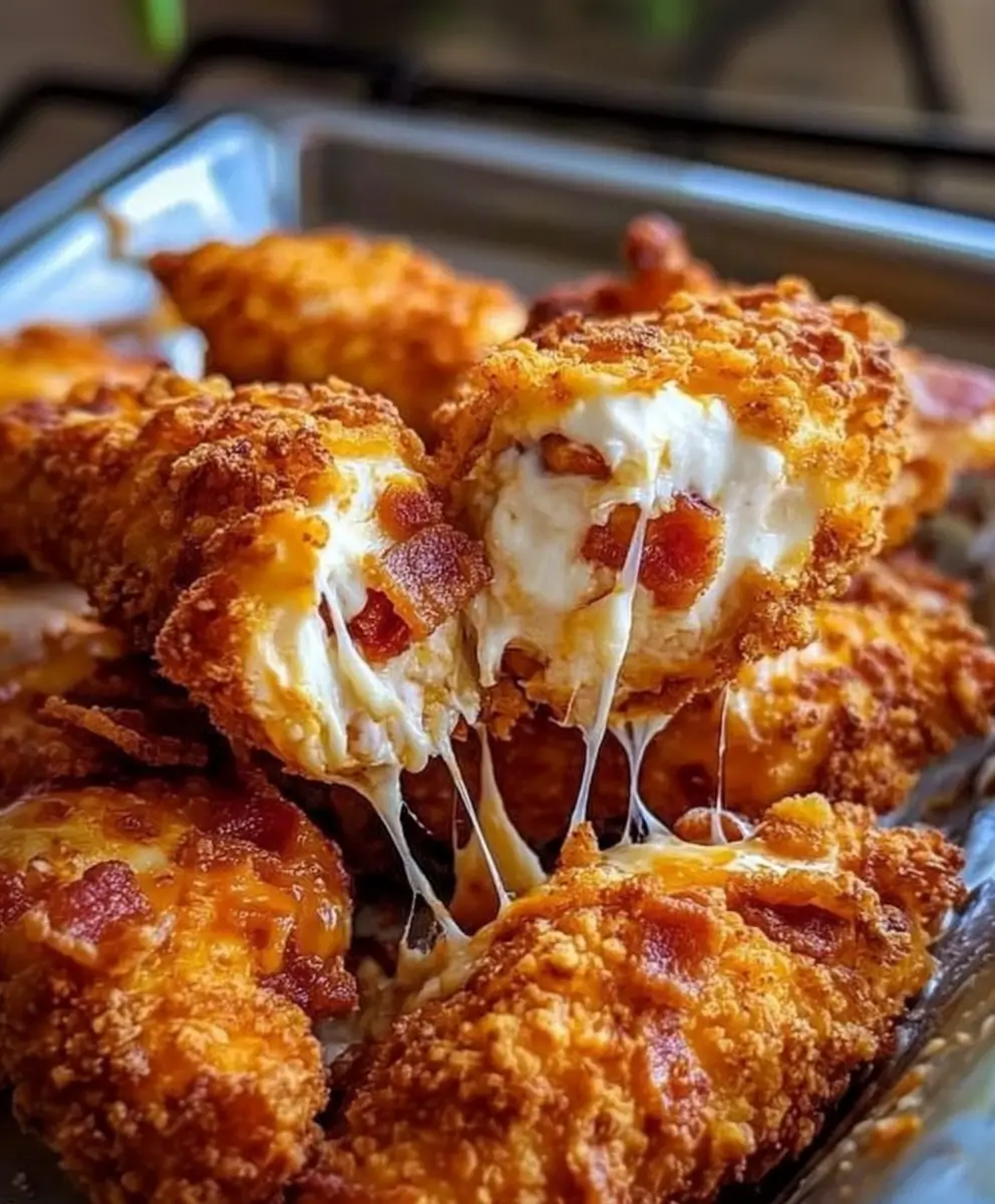 Cream Cheese and Bacon Stuffed Doritos Chicken recipe