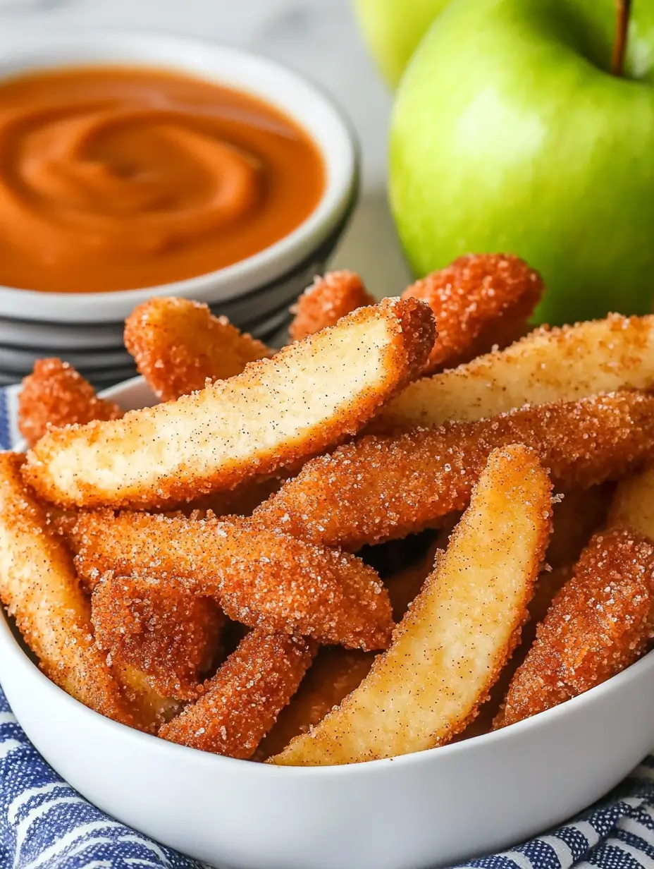 Crispy Air Fryer Apple Fries recipe