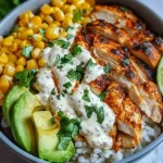 Street Corn Chicken Rice Bowl