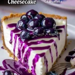 White Chocolate Blueberry Cheesecake recipe