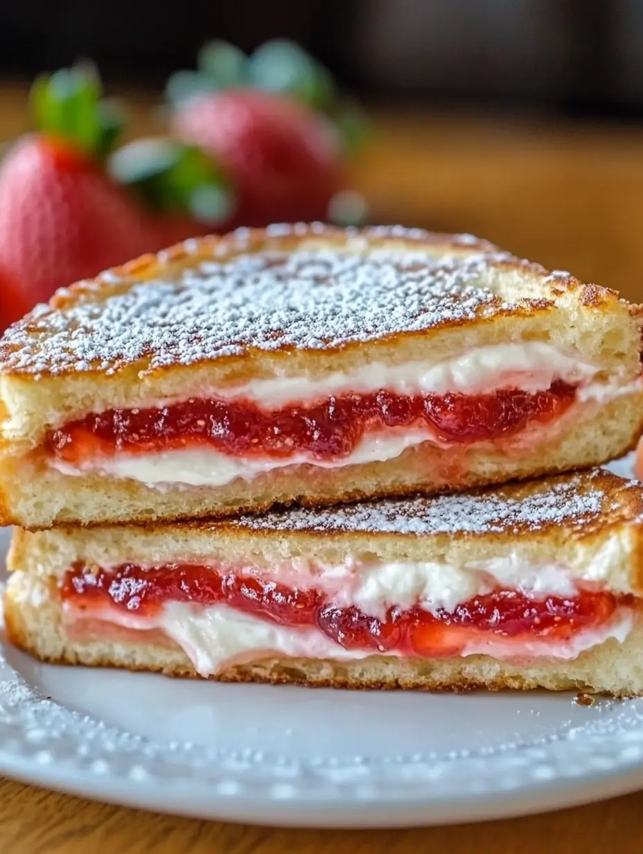 How to make Fried Strawberry Cheesecake Sandwiches how to make Fried Strawberry Cheesecake Sandwiches
