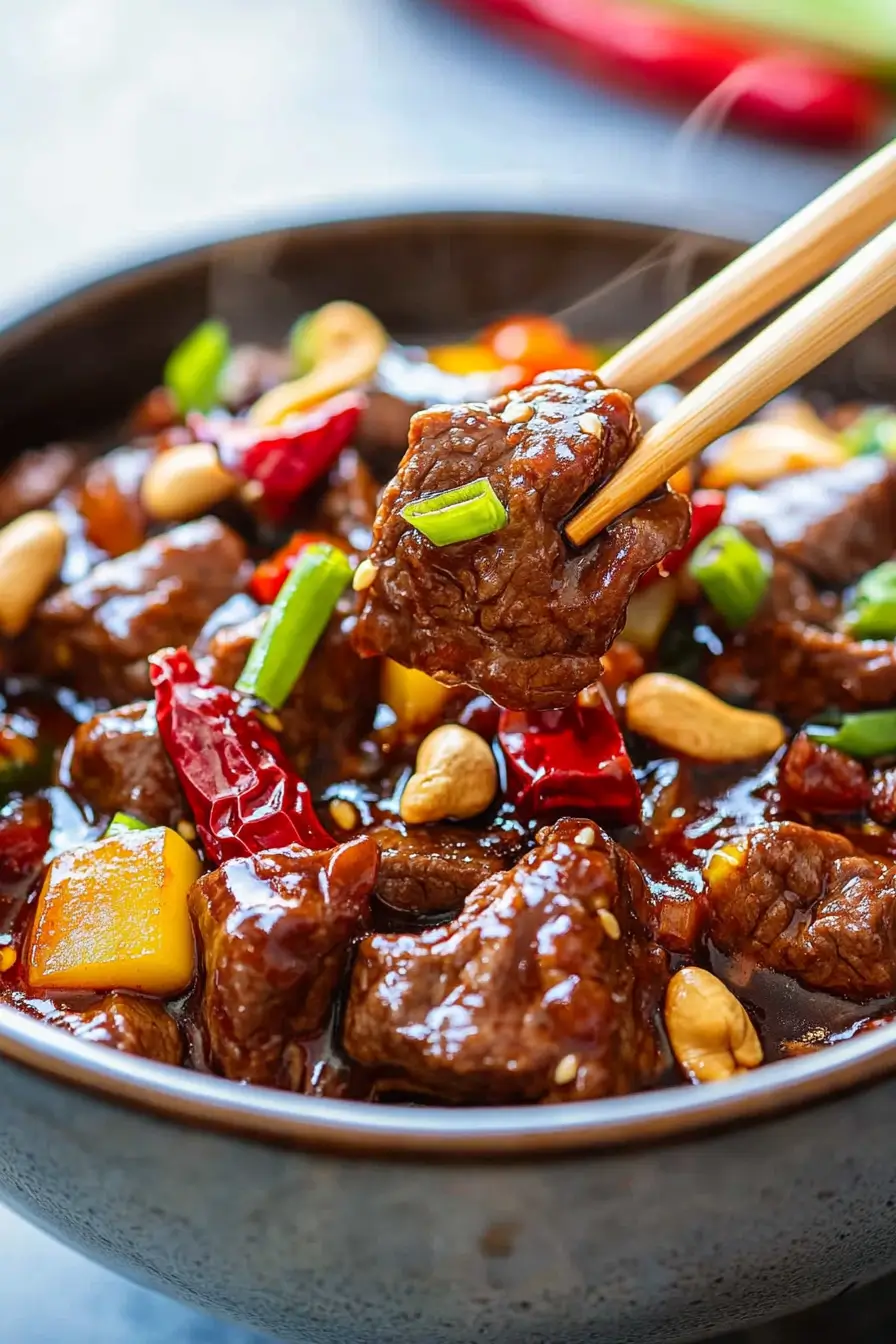 homemade Kung Pao Beef Kung Pao Beef