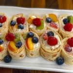 How to Make Cheesecake Fruit Salad Roll Ups