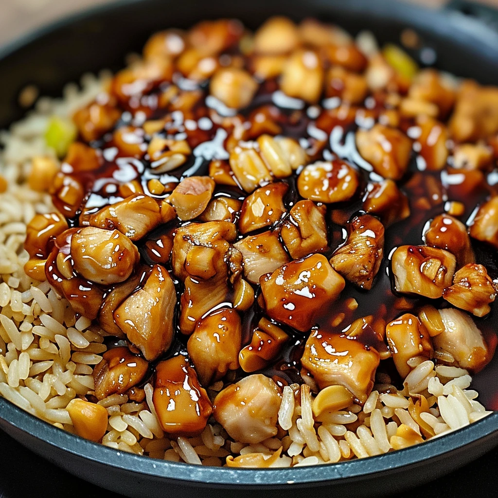 How to Make One-Pan Bold Honey BBQ Chicken Rice