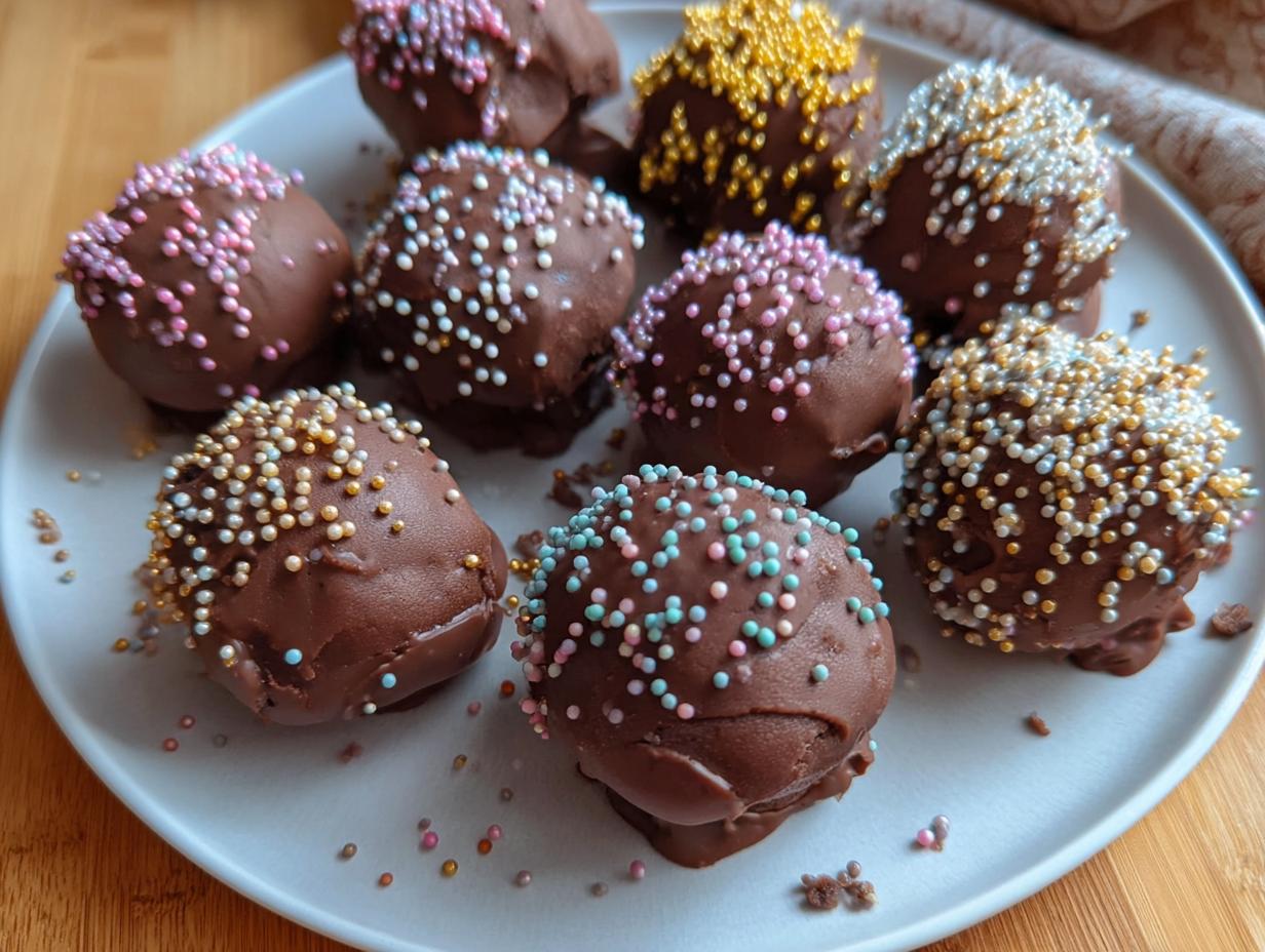 Bake Chocolate Cheesecake Balls: 15 Minute Bliss - Bake Chocolate Cheesecake Balls - additional detail