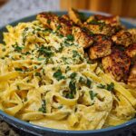 Creamy Velveeta Chicken Fettuccine