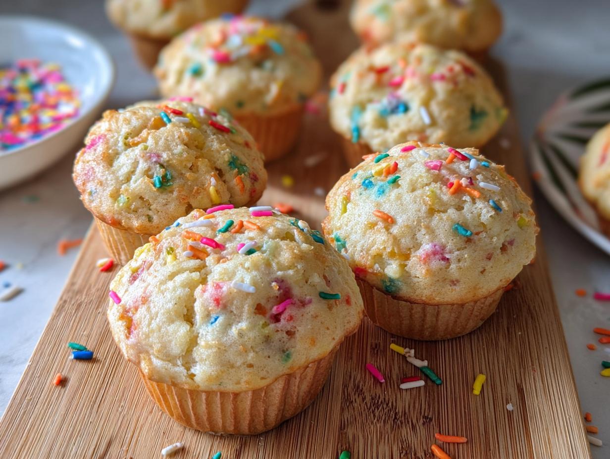 Funfetti Greek Yogurt Muffins