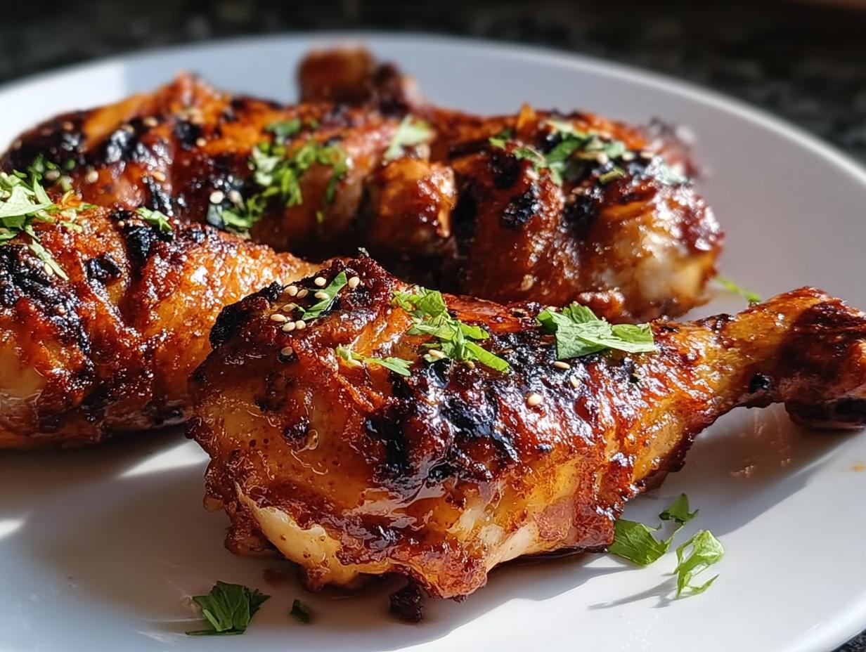 Kalbi Marinated Chicken Legs