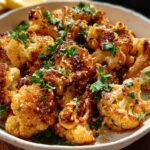 Moroccan Cauliflower Tahini Honey