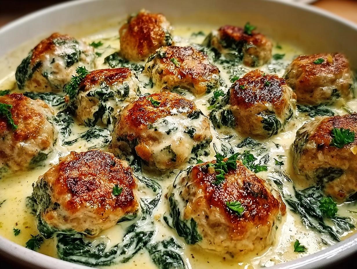 Amazing Baked Chicken Ricotta Meatballs - Baked Chicken Ricotta Meatballs - additional detail