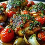 Baked Mediterranean Chicken Thighs