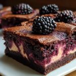 Blackberry Cream Cheese Brownies
