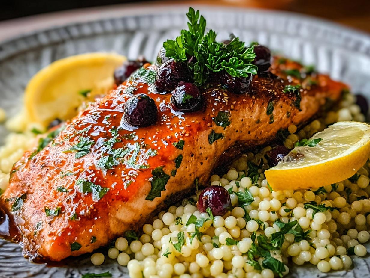 Blueberry Glazed Salmon Lemon: 7 Minutes to Amazing - Blueberry Glazed Salmon Lemon - main visual representation