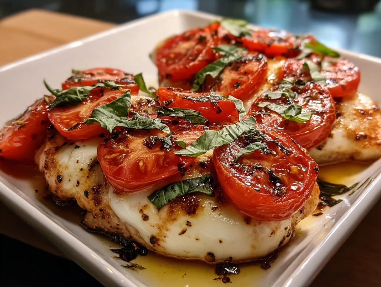 Caprese Chicken Bake: Amazing 4-Ingredient Meal - Caprese Chicken Bake For - main visual representation