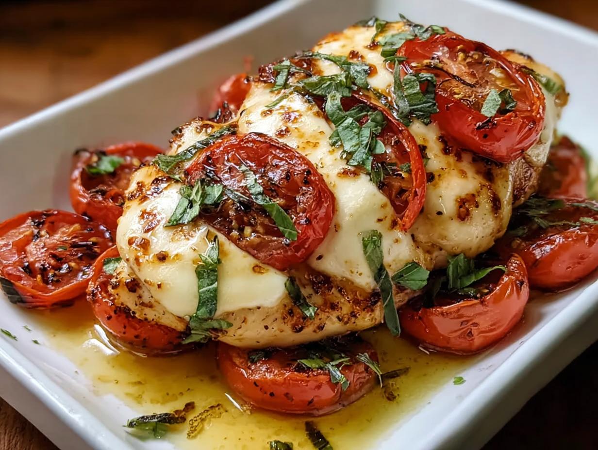 Caprese Chicken Bake: Amazing 4-Ingredient Meal - Caprese Chicken Bake For - additional detail