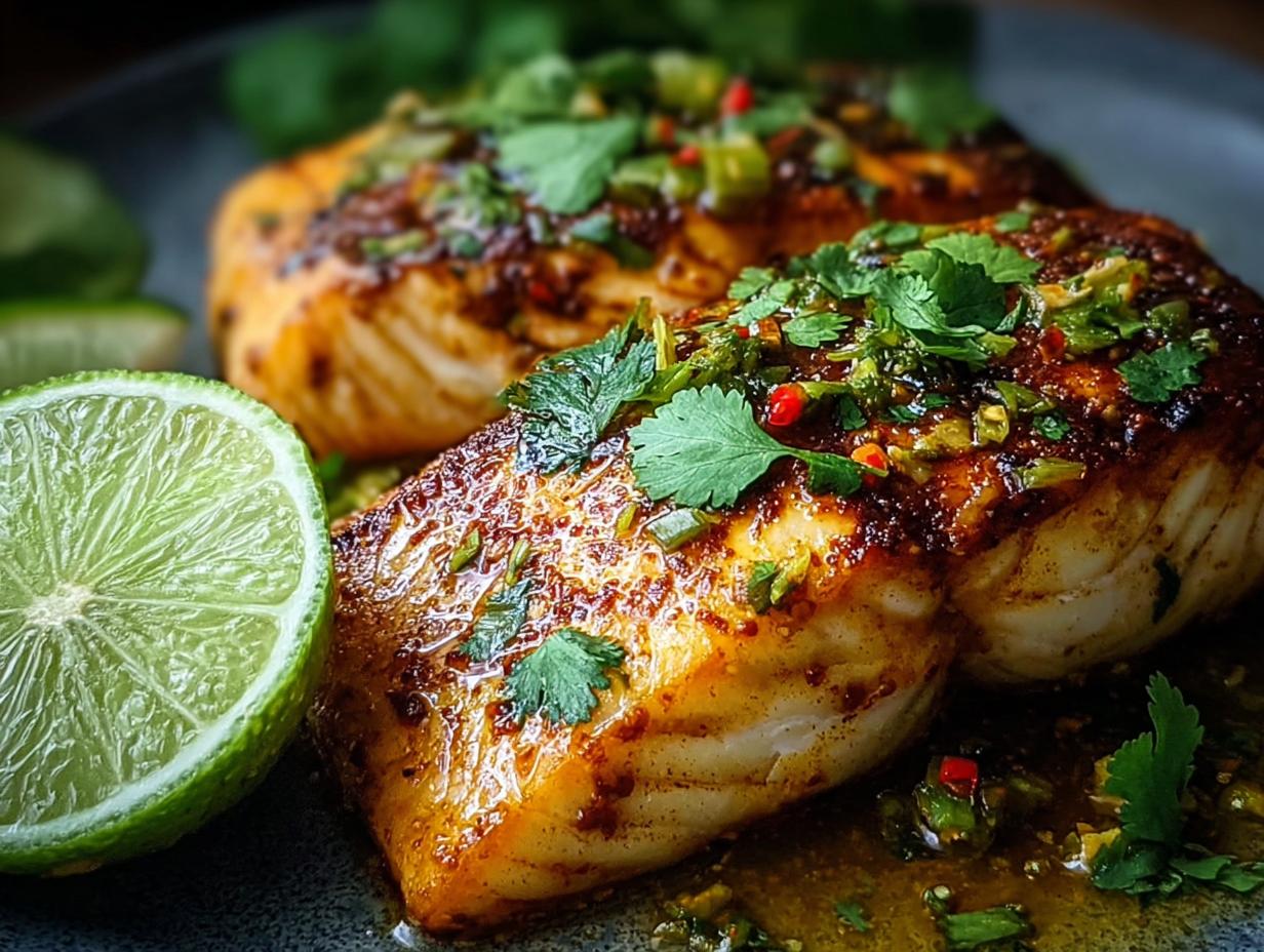 Coconut Lime Fish Garlic