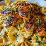 Creamy Cajun Chicken Bowtie