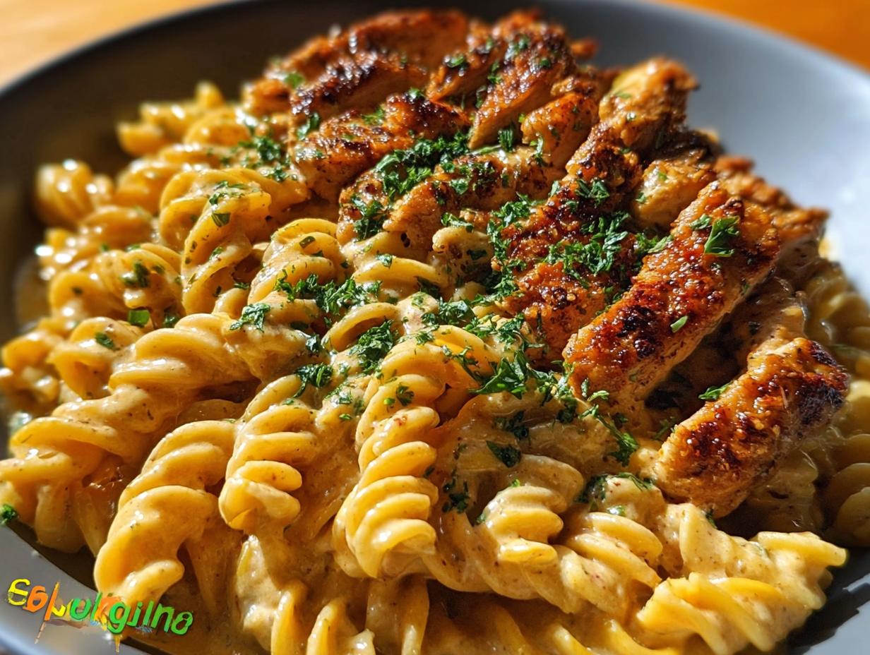 Creamy Cajun Chicken Rotini