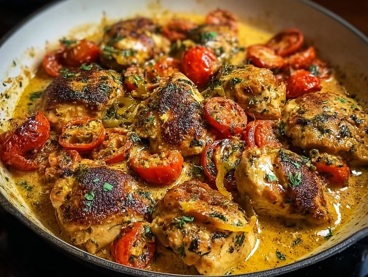 Amazing 40-min Creamy Pepperoncini Chicken Skillet - Creamy Pepperoncini Chicken Skillet - additional detail