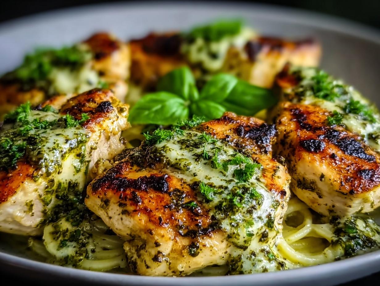 Incredible Creamy Pesto Chicken That Wows - Creamy Pesto Chicken Incredible - additional detail