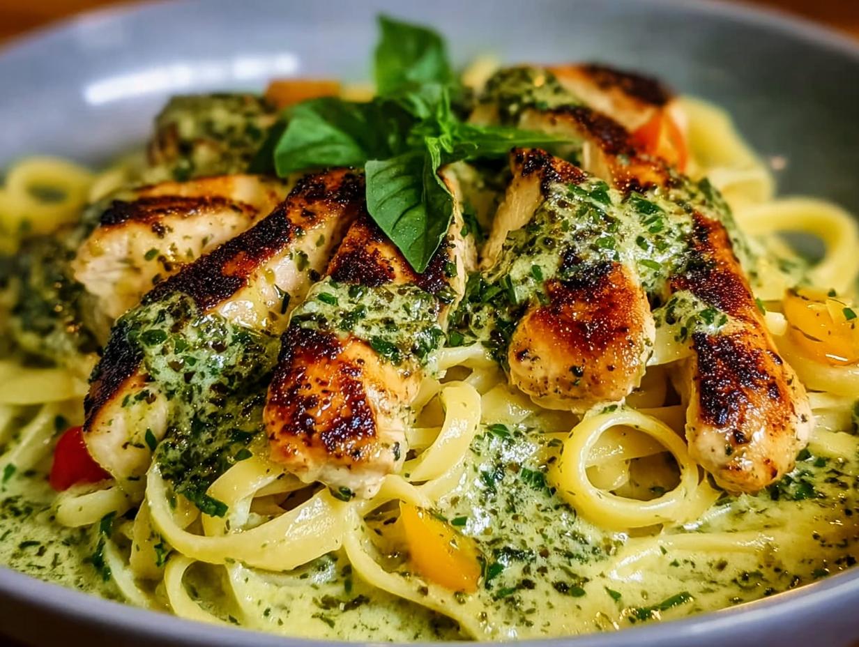 Incredible Creamy Pesto Chicken That Wows - Creamy Pesto Chicken Incredible - additional detail