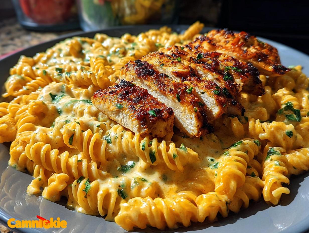 Creamy Velveeta Chicken Rotini