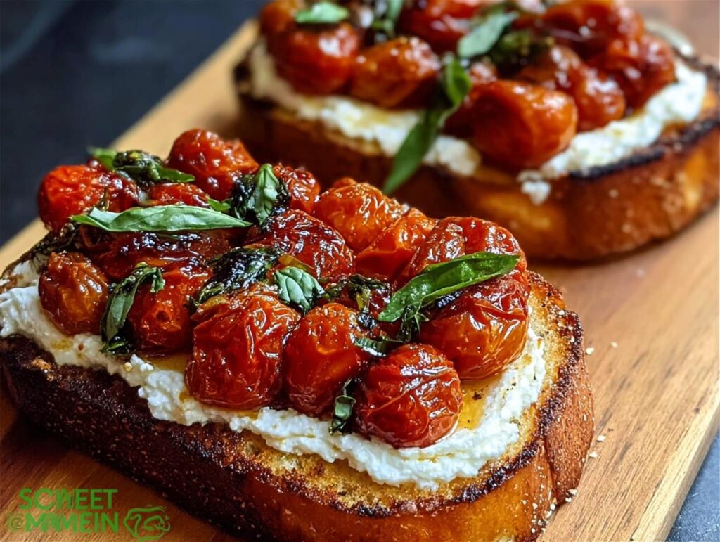 Crispy Sourdough Whipped Ricotta