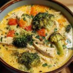 Crockpot Cheesy Chicken Broccoli