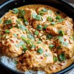 Crockpot Thai Peanut Chicken
