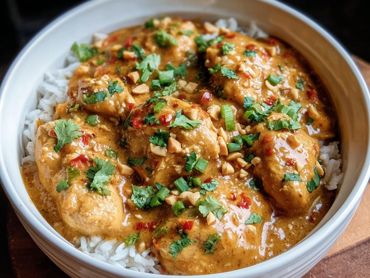 Crockpot Thai Peanut Chicken: 2 Lbs Astonishingly Easy - Crockpot Thai Peanut Chicken - additional detail