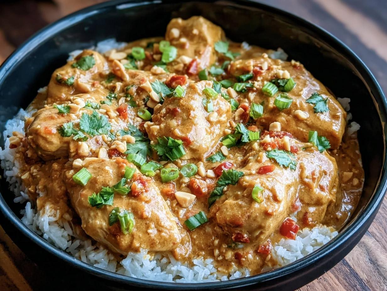Crockpot Thai Peanut Chicken: 2 Lbs Astonishingly Easy - Crockpot Thai Peanut Chicken - additional detail