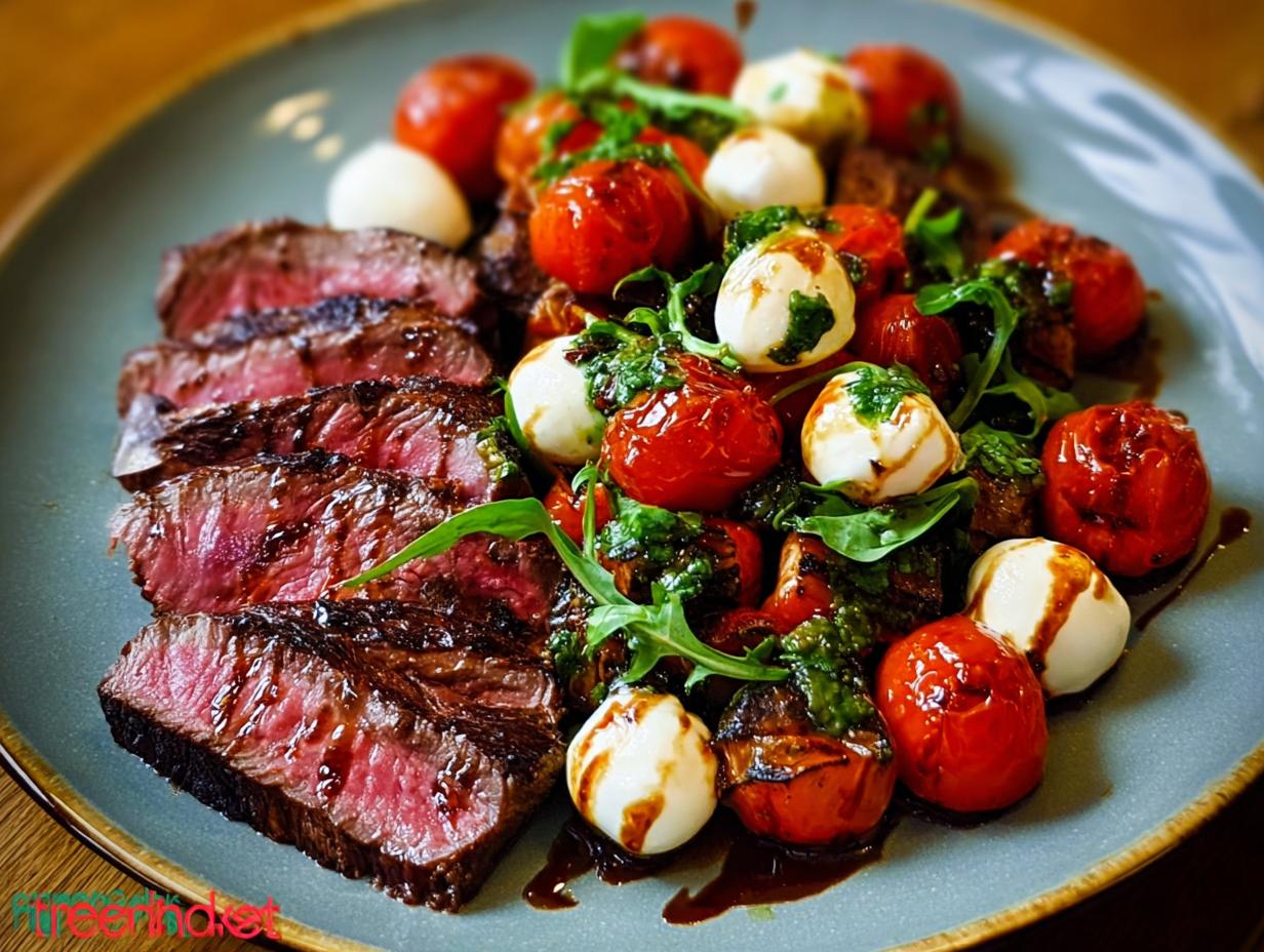 Grilled Flank Steak Caprese: Amazing 15-Min Recipe - Grilled Flank Steak Caprese - additional detail