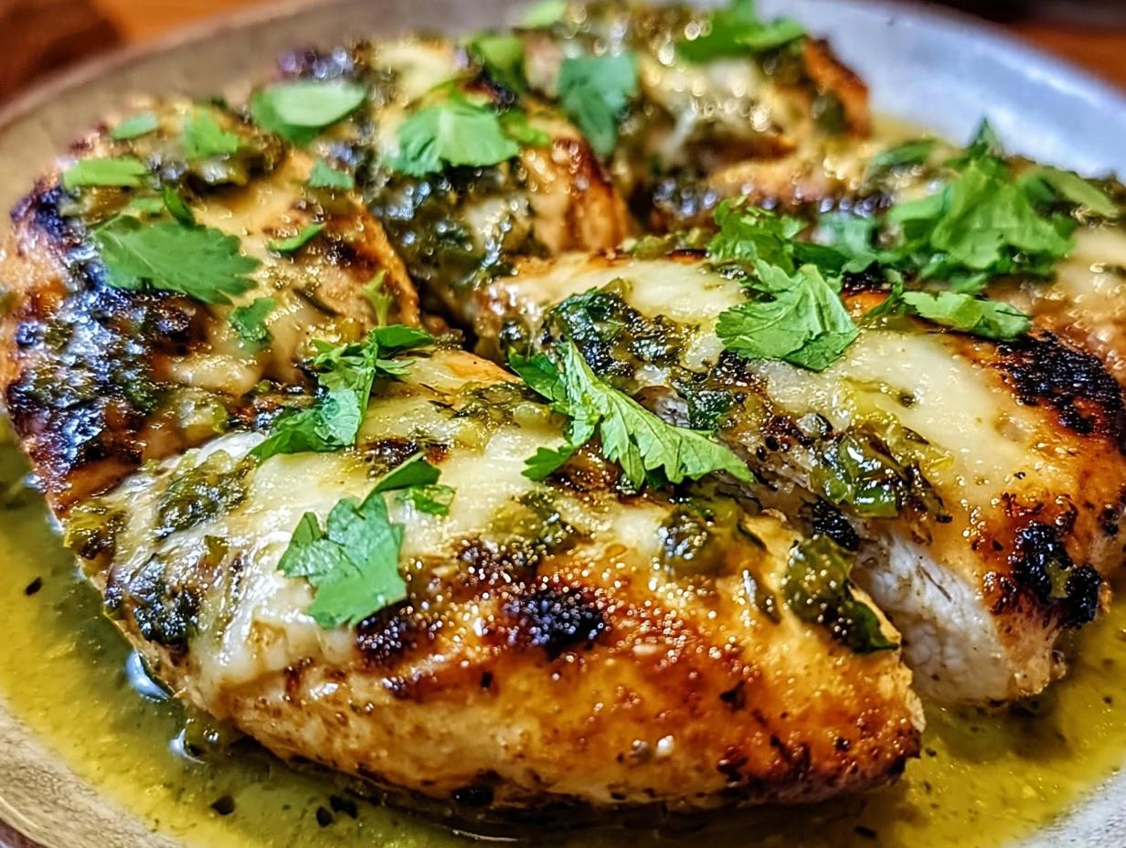 Grilled Salsa Verde Pepper