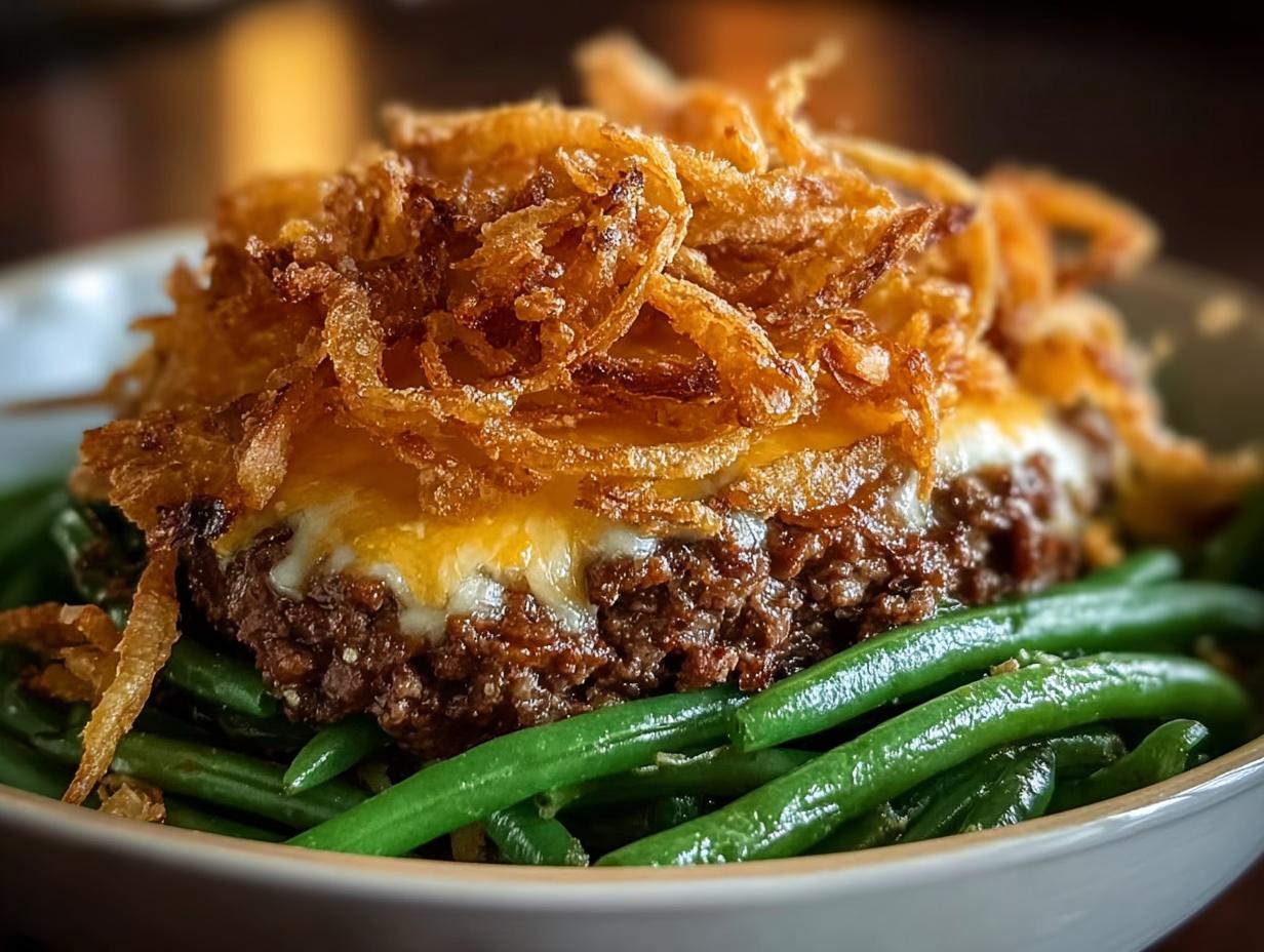 Hamburger Green Bean Casserole