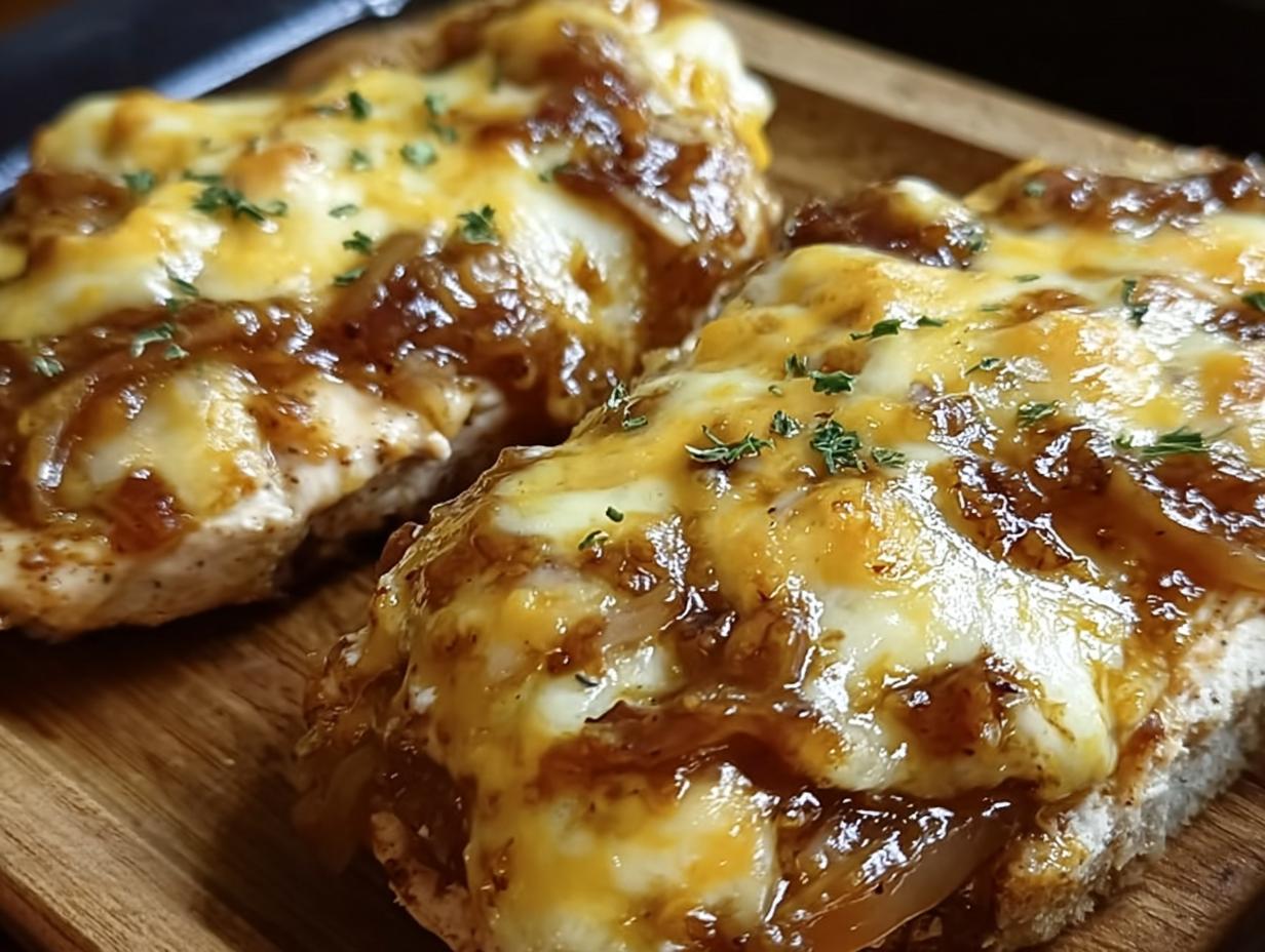 Healthy French Onion Chicken