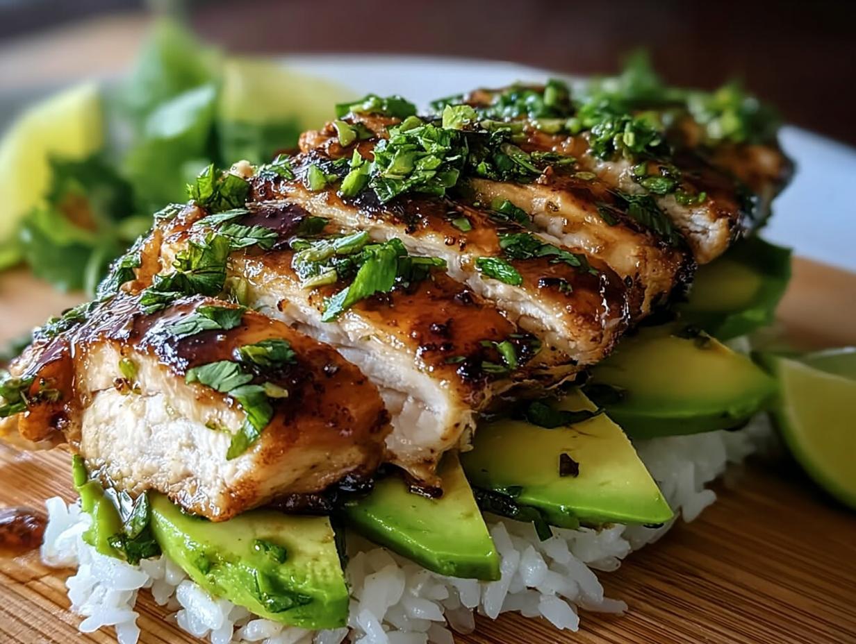 Amazing Honey Lime Chicken Avocado Flavor 1 - Honey Lime Chicken Avocado - additional detail