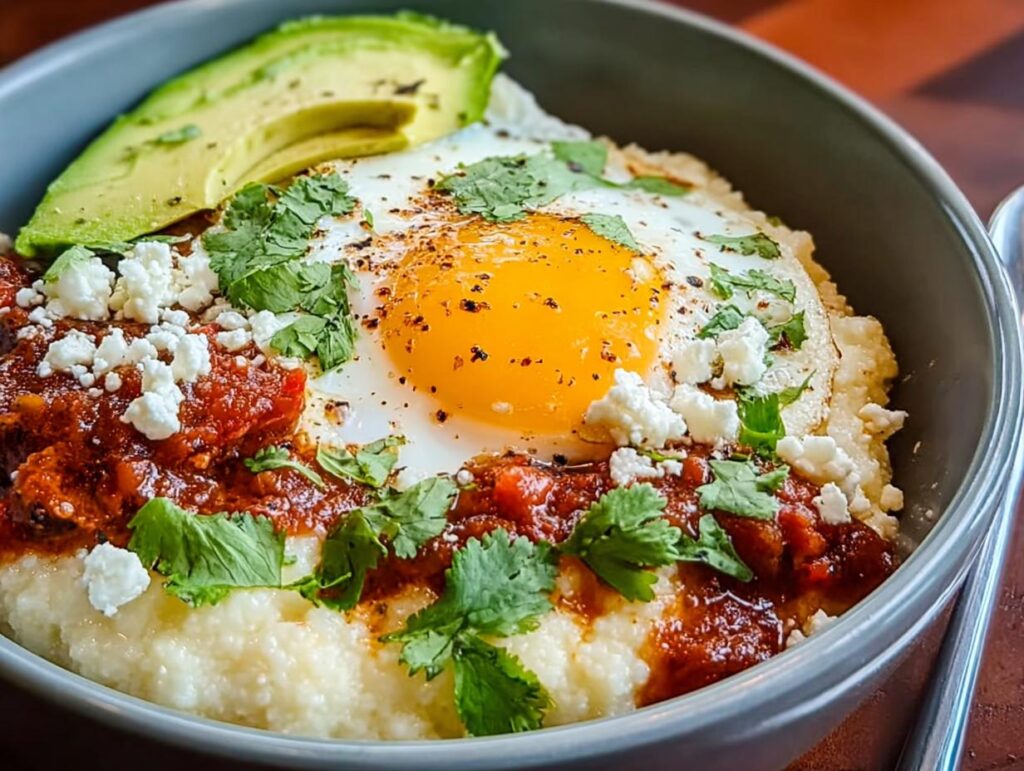Huevos Rancheros Grits Bowl