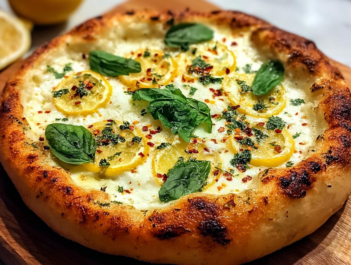 Lemon Ricotta Pizza Incredible