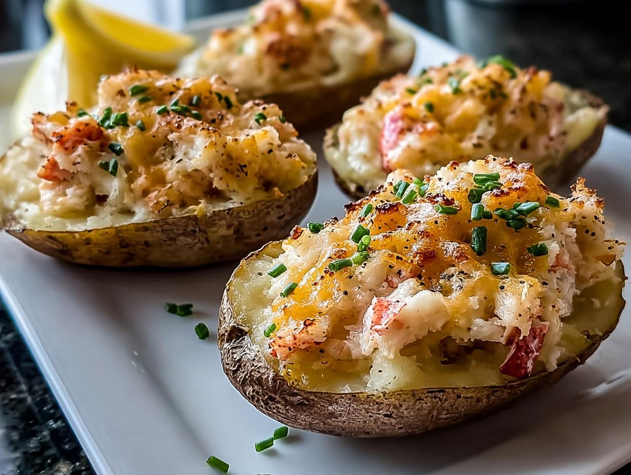 Lobster Stuffed Potatoes: 1 Incredible Weeknight Treat - Lobster Stuffed Potatoes Incredible - additional detail