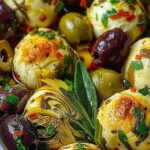 Marinated Mozzarella Balls Artichokes