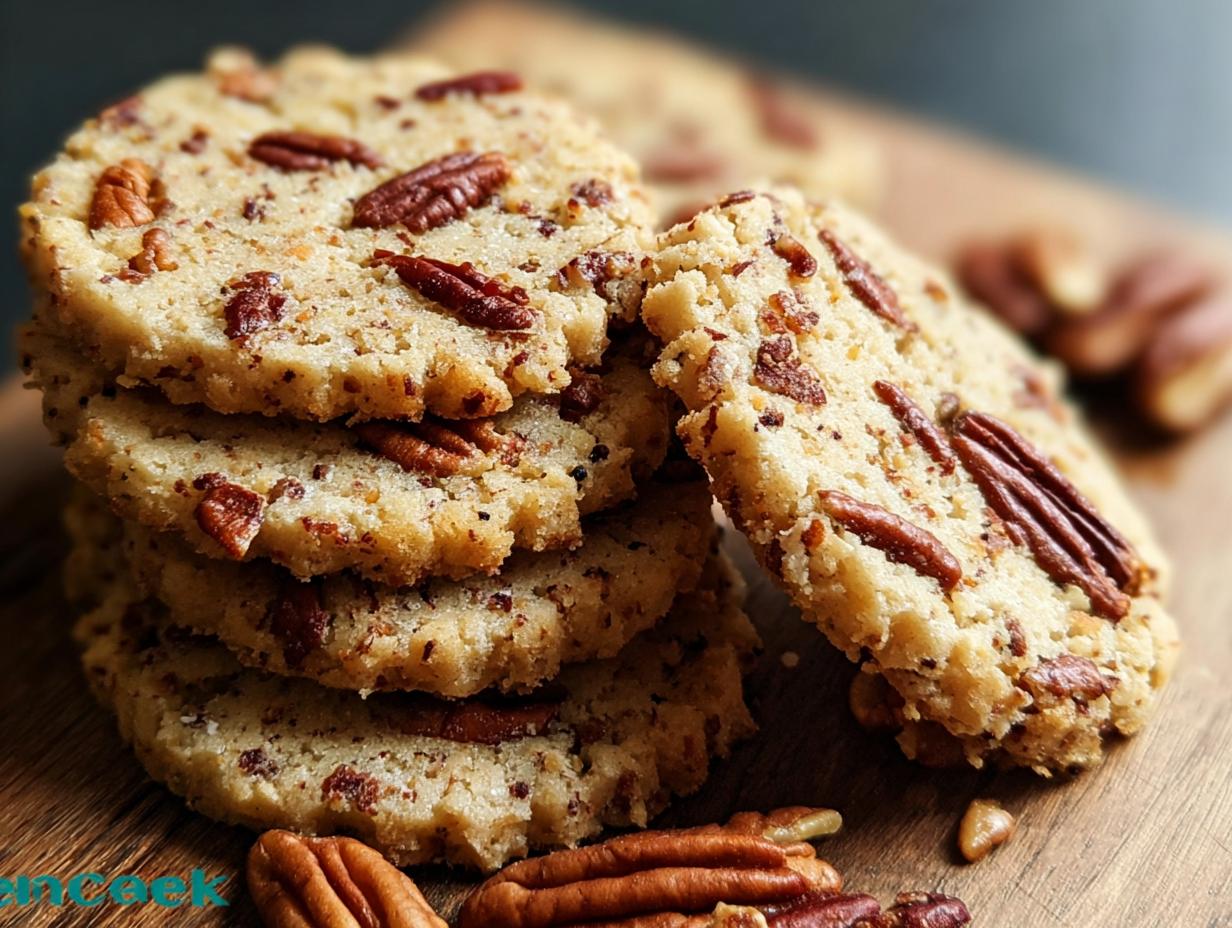 Pecan Shortbread Cookie