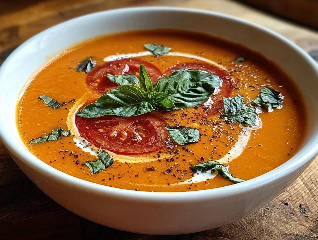 Roasted Tomato Basil Soup