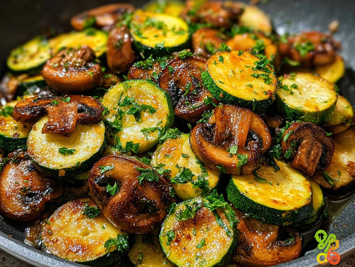 Sauteed Zucchini Mushrooms - Sauteed Zucchini Mushrooms - additional detail