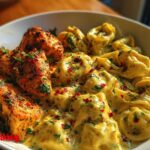 Spicy Garlic Chicken Tortellini