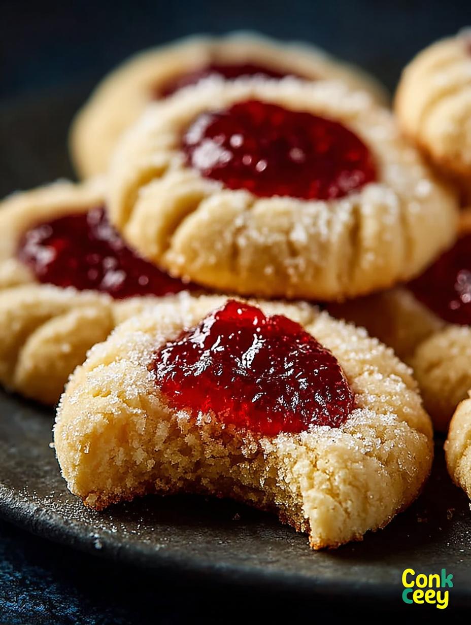 Butter Thumbprint Cookies
