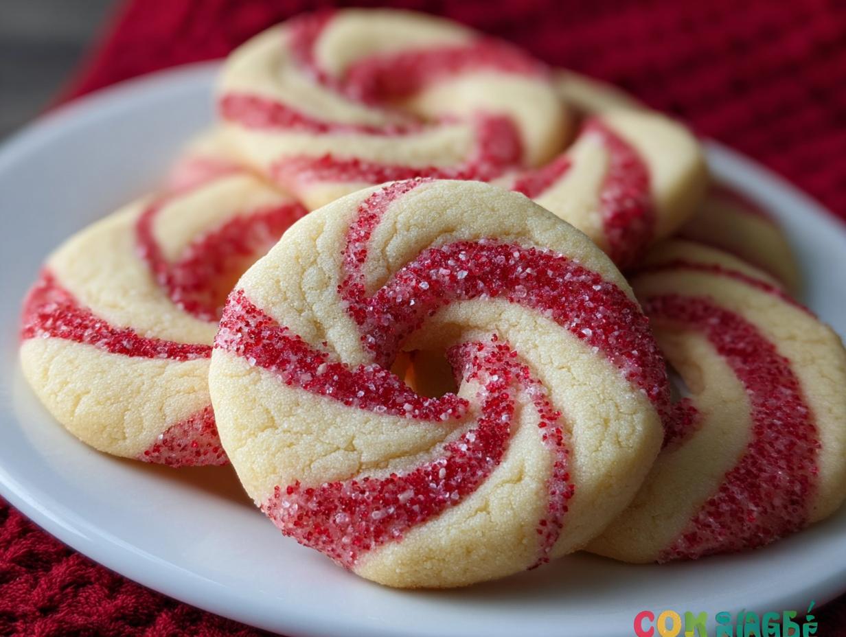 Sweet Candy Cane Cookies: 1 Magical Holiday Recipe - Candy Cane Cookies - additional detail